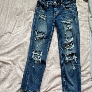Cropped American Eagle Skinny Jeans